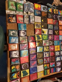 Amazing Pokemon TCG ETB Card Sleeves - Lot of 250+ Sealed ETB/PC + ETB Boxes. - Image 1