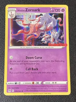 Hisuian Zoroark - (Gamestop Exclusive) 076/196 Miscellaneous Cards & Products... - Image 1