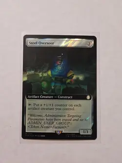 Steel Overseer (Extended Art/Surge Foil) - Fallout - LP - Rare - Creature - Image 1