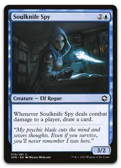 Soulknife Spy #75 (NM) Forgotten Realms AFR Magic MTG - Image 1