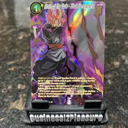 Realm of the Gods Black Kamehameha SPR Foil Dragon Ball Super Card Game | NM - Image 1