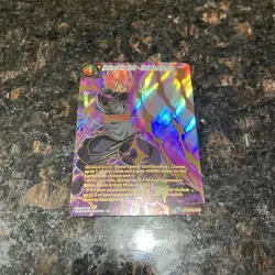 Realm of the Gods Black Kamehameha SPR Foil Dragon Ball Super Card Game | NM - Image 4