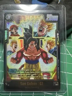 Bandai Dragon Ball Super Card Game Son Gohan GT FB03-105 Rare Holo 20000 Power - Image 1