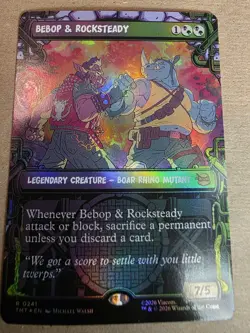 Bebop & Rocksteady - Foil (Showcase) Teenage Mutant Ninja Turtles - Mtg - Image 1