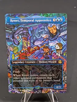Renet, Temporal Apprentice - Borderless MTG Teenage Mutant Ninja Turtles 202 (R) - Image 1