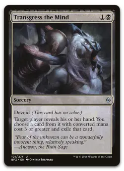 Transgress the Mind #101 (NM) Battle for Zendikar BFZ Magic MTG - Image 1