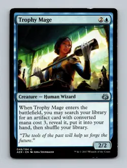Trophy Mage Aether Revolt Non-Foil MTG MP - Image 1