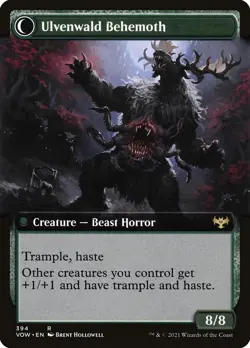 Ulvenwald Oddity (Extended Art) #394 (Foil) (NM) Crimson Vow VOW Magic MTG - Image 2