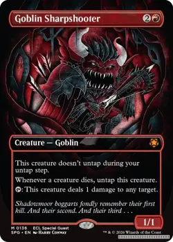 Goblin Sharpshooter (Borderless) [SPG - 136] - NM TCG MTG - Image 1