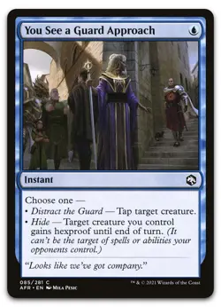 You See a Guard Approach #85 (NM) Forgotten Realms AFR Magic MTG - Image 1