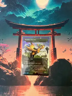 Paradise Chocobo-Birds of Paradise (Borderless) Commander:Final Fantasy Foil NM - Image 1