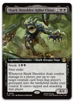 Shark Shredder, Killer Clone (Extended Art) #268 NM Teenage Mutant Ninja Turtles - Image 1