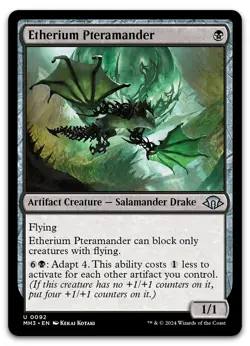 Etherium Pteramander #92 (NM) Modern Horizons 3 MH3 Magic MTG - Image 1