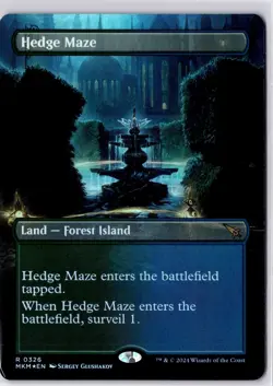 Hedge Maze (Borderless) Murders at Karlov Manor Foil NM R 0326 - Image 1