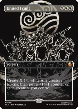 MTG United Front - Foil - Borderless, NM-Mint, English Avatar: The Last Airbende - Image 1