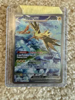 Zapdos Ex 202/165 Pokemon TCG Sv: Scarlet & Violet 151 Holo Card (Near Mint) NM - Image 1