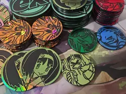 101 Pokemon TCG Coin Lot NM - ex Mewtwo Melmetal Gengar Kyurem Solgaleo Rayquaza - Image 4