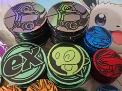 101 Pokemon TCG Coin Lot NM - ex Mewtwo Melmetal Gengar Kyurem Solgaleo Rayquaza - Image 5