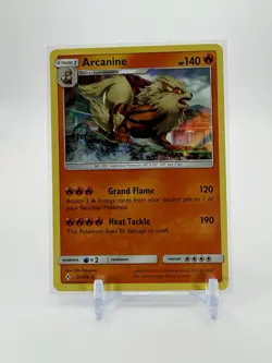 Arcanine 22/214 SM - Unbroken Bonds Holo Rare Stage 1 Pokemon TCG - Image 1