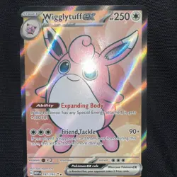 Wigglytuff ex 187/165 Pokemon Sv: Scarlet & Violet 151 Full Art Ultra Rare NM - Image 2