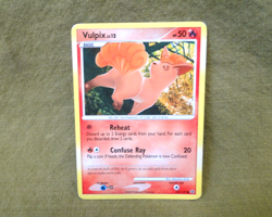 Pokemon Trading Card - Platinum: Vulpix LV.12 102/127 - Image 1