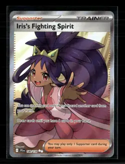 Pokemon 2025 Journey Together Iris's Fighting Spirit FA #180/159 - Image 1