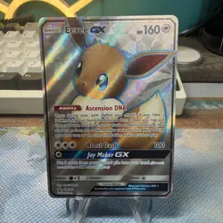 Pokemon TCG Eevee GX SM242 Full Art Black Star Promo - Image 1