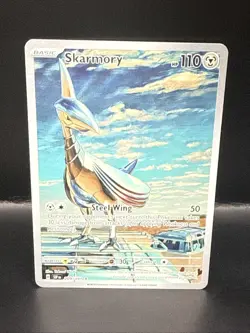 Pokemon TCG Skarmory 209/191 2024 Surging Sparks Illustration Rare Card - NM - Image 2