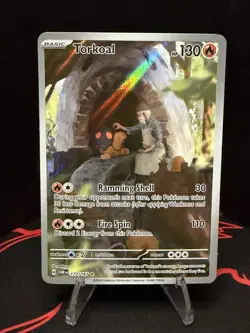 Pokemon Torkoal 172/167 Illustration Rare Full Art Twilight Masquerade - Image 1