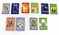 Pokemon Merlin Topps Ultimate Stickers 2005 LOT OF 10 Stickers Open Pack Unused - Image 1