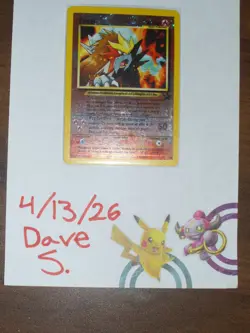 Entei 34/53 Wotc Black Star Promo Reverse Holo Vintage Pokemon TCG 2001 LP SWIRL - Image 2