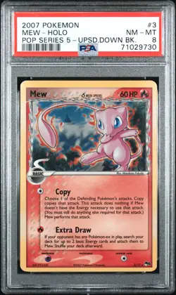 Mew [Holo] - Pokemon POP Series 5 #3 PSA 8.0 - Image 1