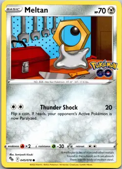 Meltan Common Pokemon GO 045/078 NM - Image 1