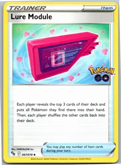 Lure Module Uncommon Pokemon GO 067/078 NM - Image 1