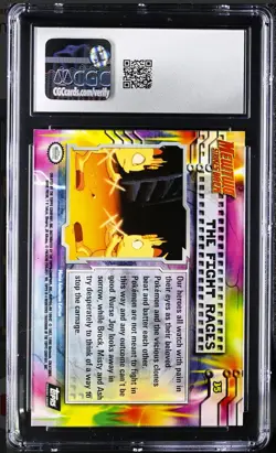 1999 CGC 9 The Fight Rages CHARIZARD Second Print Movie TOPPS 35 Pokemon Foil - Image 2