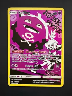 Koffing 243/236 Pokemon Cosmic Eclipse Secret Rare Lightly Played LP 2019 - Image 1