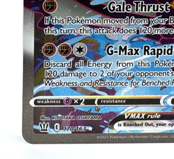 Rapid Strike Urshifu VMAX 170/163 (Battle Styles)Alt Art- Mint/Near Mint Pokemon - Image 4