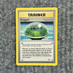 Vtg Pokemon Neo Genesis Ecogym 84/111 Rare Stadium NM - Image 1