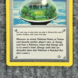 Vtg Pokemon Neo Genesis Ecogym 84/111 Rare Stadium NM - Image 4