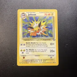 Pokemon TCG Jolteon Jungle Set Card 4/64 Holo Unlimited - Image 1