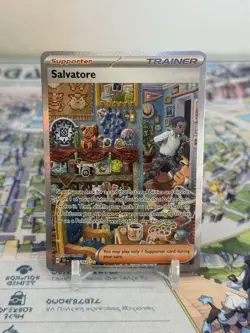 Pokemon TCG Salvatore Special Illustration Card 212/162 Temporal Forces - Image 1
