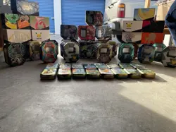Lot Of 49 Pokemon Empty Tins/Boxes From Trading Cards - Image 1