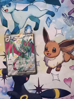 Pokemon Noivern EX TCG SV Paldean Fates Holo Shiny Ultra Rare Card 220/091 - Image 1