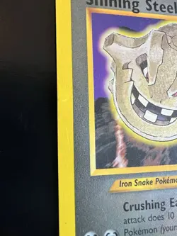 Pokemon Shining Steelix Neo Destiny 112/105 Secret Rare Holo 90 HP Card - Image 4