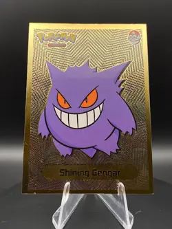 SHINING Gengar Non-TCG 2024 SHINY POKEMON Card Kanto Peru Foil - Image 2