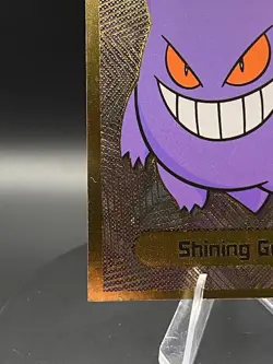 SHINING Gengar Non-TCG 2024 SHINY POKEMON Card Kanto Peru Foil - Image 3