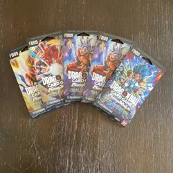 Dragon Ball Super Card Game Fusion World FB09 Dual Evolution Sleeve Pack X5 - Image 1