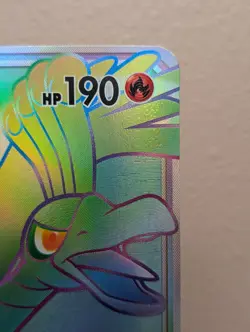 Ho-Oh GX SM80 English Holo Card. Jumbo Oversided Sm80 Black Star Promo. - Image 2