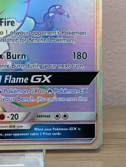 Ho-Oh GX SM80 English Holo Card. Jumbo Oversided Sm80 Black Star Promo. - Image 5