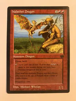 1X SP MTG Magic The Gathering Nalathni Dragon Media Promo Rare Card - Image 1